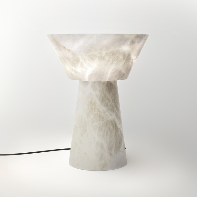 Factory Price Alabaster GAMA L36 Table Lamps Brass Modern Luxury Led Table Light Lighting for Hotel Office Reading Room