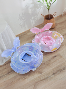 Bouée gonflable papillon bleu pour enfants, nouveauté en PVC, flotteur de piscine, plaisir estival - Product Image 2