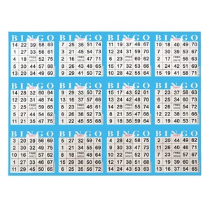 In Stock Fast Shipping Bingo Paper Create Game Surprise Custom Digital Printing BINGO Cards - Product Image 1