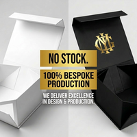 Boîte cadeau pliable personnalisée avec fermeture magnétique, emballage rigide pliable pour la vente au détail de luxe et le branding, service OEM