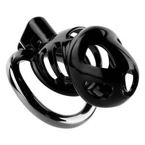 Cage de chasteté FRRK avec ceinture de chasteté rose pour sissies, anneaux péniens métalliques courbes, cathéter urétral en silicone, jouet sexuel pour hommes, vente en gros - Product Image 5