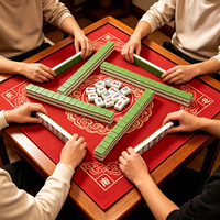 Tapis de Mahjong en Caoutchouc Naturel EUDR, Haute Teneur en Caoutchouc, Protection de Table, Écologique, Non Toxique, Tapis de Jeu Professionnel pour Clubs