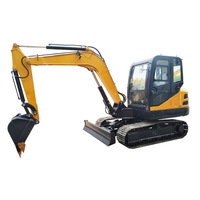 Excavatrice amphibie HT30 HT40 HT65, mini-excavatrice compacte, mini-pelle chinoise à vendre