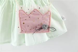 Ropa Infantil al por Mayor de Taiwán, Vestido de Verano para Bebés, Adorable Vestido de Tul para Niñas, Vestidos de Niña de las Flores Hechos en China - Product Image 6