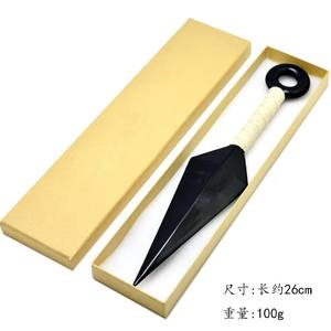Kunai Shuriken en plastique double face Anime <span class=keywords><strong>Ninja</strong></span> de 14 modèles de haute qualité dans une boîte individuelle et un sac OPP pour cosplay - Product Image 2