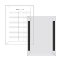 Porte-documents magnétique personnalisé UCI en PVC, support magnétique pour panneau, pochette de présentation magnétique transparente en PVC, double orientation