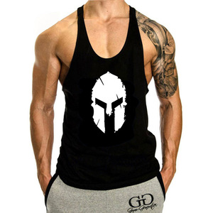 Fabricante personalizado sublimación camiseta Fitness culturismo chaleco nuevos hombres deportes <span class=keywords><strong>tirantes</strong></span> sin mangas suelto Cinturón fino chaleco - Product Image 1