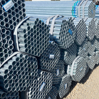 Tuyau en acier galvanisé Q195 Q215 Q235 ASTM DIN GB GI 26,9 mm 42,4 mm 60,3 mm pour utilisation en conduite de descente – Vente directe usine