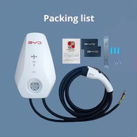 Pengisi Daya EV AC Baru 7kw Cepat BYD Home Wallbox Stasiun Pengisian Daya 200-220V Antarmuka GB/T untuk Retrofit/Peningkatan