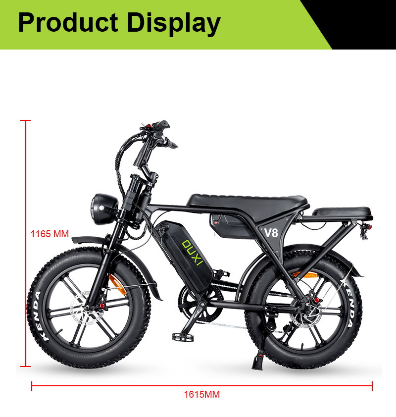 バッテリー本体V8電動アシスト自転車電動バイクV8 Pro 48V15A充電器付 新型 V8 電動バイク モペット 750W 48V15Ah 原動機付自転車 原付二種