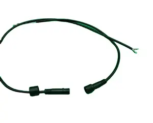 Cable de PVC personalizado para electrodomésticos, Cable impermeable de 3 núcleos, 2A, 1M, resistente al agua, color negro