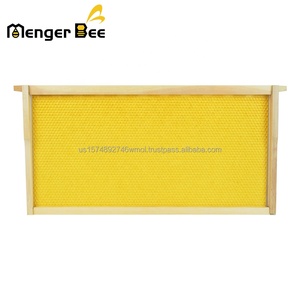 Nouvelle Fondation de Cadre de Ruche en Bois Menger Bee, Fondations en Plastique Jaune, Matériau en Pin de Nouvelle-Zélande, Garantie de 3 Mois, Apiculture - Product Image 1