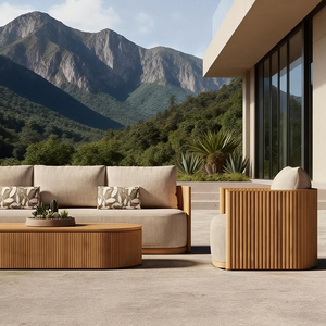 <span class=keywords><strong>Set</strong></span> di Divani da <span class=keywords><strong>Giardino</strong></span> in Teak <span class=keywords><strong>Moderno</strong></span> per Hotel, Arredamento da Esterno per Villa, <span class=keywords><strong>Set</strong></span> da Patio Durevole, Divano da Esterno di Lusso per Resort - Product Image 1