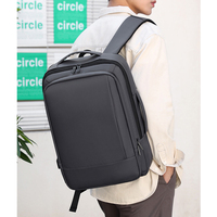 Sac à dos pour ordinateur portable de voyage, sac pour ordinateur portable professionnel avec port de charge USB, sacs à dos pour ordinateur portable Oxford imperméables personnalisés pour femmes et hommes