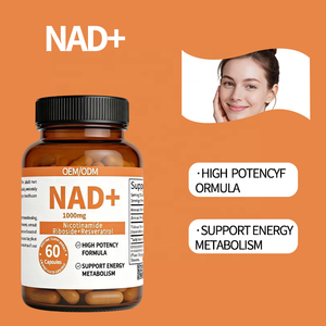Kapsul Vitamin NAD+ 1000mg - Nikotinamida Ribosida + Resveratrol untuk Mendukung Metabolisme Energi Alami - 60 Kapsul (2 Kapsul per Kemasan) - Product Image 3