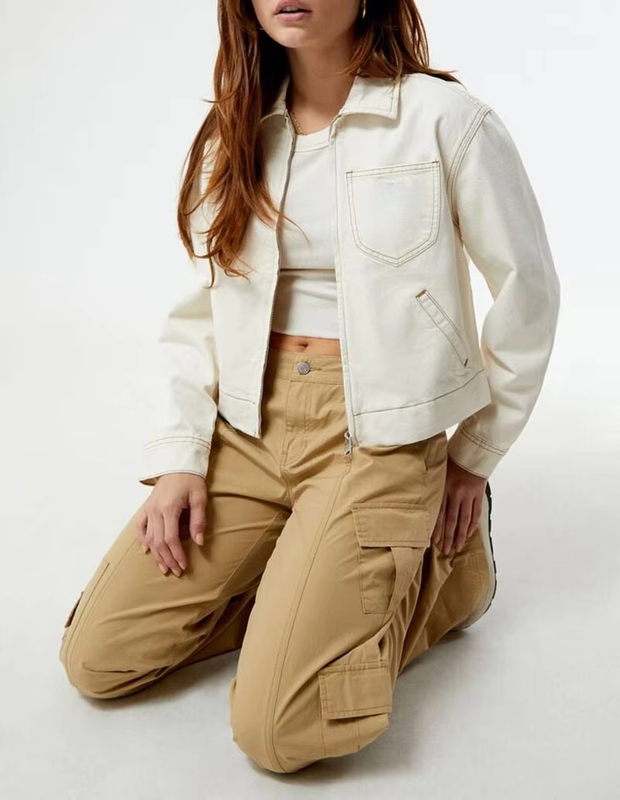 Women s Heavy Button Denim Jeans