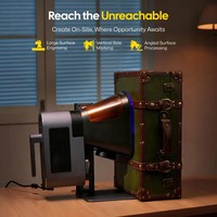 Approvisionnement direct usine : Nouveau laser fibre portable 20W 8K à gravure profonde, refroidi par air, pour bois/contreplaqué/MDF/DXF, idéal pour le bricolage