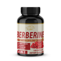 OEM / ODM Berbérine avec cannelle de Ceylan, curcuma, chardon-Marie, artichaut, poivre noir - 150 unités - Pack de 1