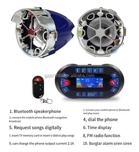 Sistem Suara Stereo Kendaraan Listrik Sepeda Motor Populer MT730 <span class=keywords><strong>Speaker</strong></span> Radio FM Pemutar Musik MP3 <span class=keywords><strong>Speaker</strong></span> <span class=keywords><strong>Alarm</strong></span> - Product Image 5