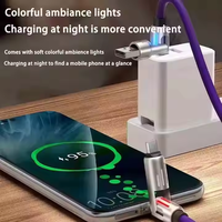 Cargador USB de 240W con Pantalla LED Súper Rápida, 4 en 1, Multidispositivo, con Codo Giratorio Tipo-C, Cable de Carga para Teléfono Móvil e Impresora