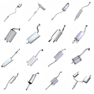 Car Accessories Spares Parts Exhaust Muffler for VW <b>Volkswagen</b> Tharu for Car Exhaust Muffler - Product Image 1