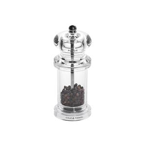 Cole & Mason <b>Pepper</b> <b>Grinder</b> 505 Clear Glass Adjustable Coarse Grind - Product Image 1
