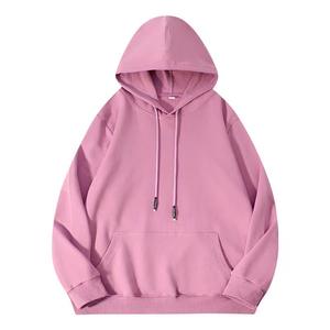 เสื้อฮู้ดดี้คอกลมทรงหลวม น้ำหนัก 320 กรัม ปรับแต่งได้ แขนยาว ผ้าฝ้ายแท้ ทรงโอเวอร์ไซส์ ใส่ได้ทั้งชายและหญิง - Product Image 1