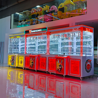 Vente d'usine BBY Nouveau design Machine à pincettes géante à monnayeur pour poupées, jeu d'arcade personnalisable, en plastique et métal, version anglaise, US