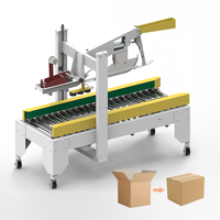 Machine à sceller automatique pour boîtes Machine à sceller les cartons à vitesse réglable Machine à sceller les cartons avec ruban adhésif pour boîtes express Machine à sceller les cartons