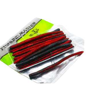 Appât souple pour la pêche à la ligne, type ver <span class=keywords><strong>de</strong></span> <span class=keywords><strong>terre</strong></span> Black Pit, pour technique Drop Shot Senko, sans plomb, avec insert <span class=keywords><strong>de</strong></span> plomb coulant, pour la pêche <span class=keywords><strong>au</strong></span> bar, <span class=keywords><strong>au</strong></span> saumon et <span class=keywords><strong>au</strong></span> poisson-chat - Product Image 6