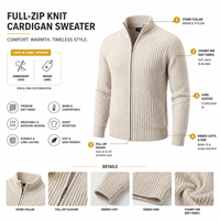 Pull en cachemire tricoté respirant, coupe ample et ajustée, pour homme, automne-hiver, épais et décontracté