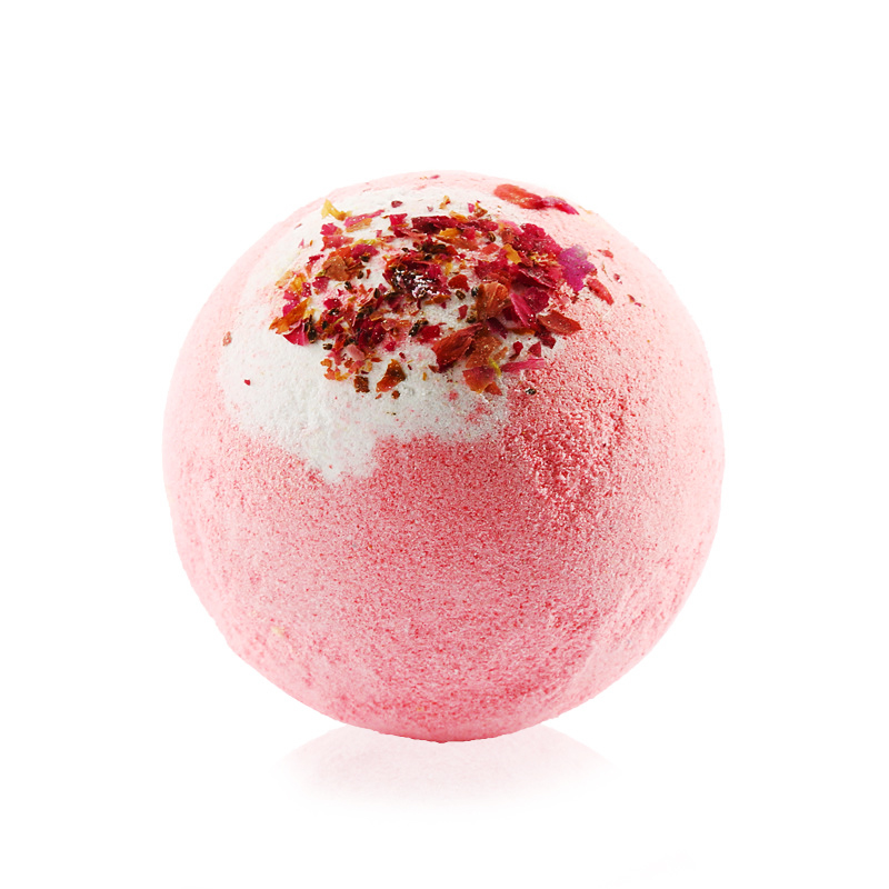Хит продаж, оптовая продажа, частная этикетка, шар для ванной, изготовленный на заказ, лавандовый цветок, аромат, пузырьковый лепесток, бомбы для ванной