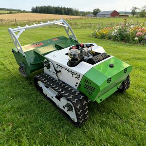 Tondeuse à gazon télécommandée multifonctionnelle sur chenilles, adaptée au paysagisme, au désherbage, à la taille et à la <span class=keywords><strong>tonte</strong></span> - Product Image 1