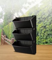 Prix usine Pots de fleurs verticaux systèmes de jardin hydroponique à la maison avec des plantes poussant sur les murs emballage en Carton