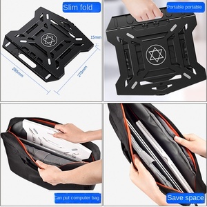 Nouveau support pour ordinateur portable N2, refroidissement, réglage multi-niveaux, pliable avec plateau rotatif, support portable, fabriqué en Chine - Product Image 4