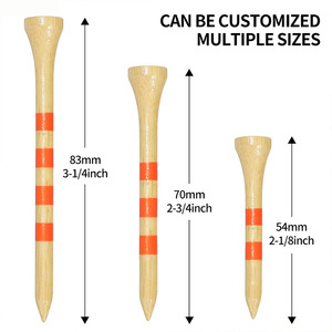 Bamboo <b>Golf</b> Tees 83mm Multi Specification Top Quality Factory Direct Price For <b>Golf</b> Accessories Wholesale - Product Image 5