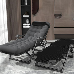 Tempat Tidur Lipat Portabel untuk Istirahat dengan Sandaran, Ruang Tamu, Kantor, Tempat Tidur Lipat Rumah, Kursi Santai Lipat Balkon - Product Image 1