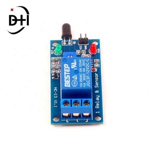 1 ช่อง 12V โมดูลเซ็นเซอร์เปลวไฟ การตรวจจับไฟไหม้ โมดูลรีเลย์เซ็นเซอร์แจ้งเตือนเหตุเพลิงไหม้ - Product Image 5