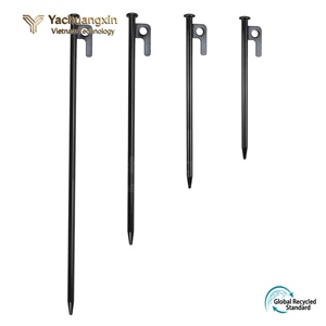 YACHUANGXIN VIETNAM Piquet de sol en acier au carbone haute résistance de qualité industrielle 20/25/30/40cm Épais pour fixation de tente anti-vent et camping tout usage - Product Image 4