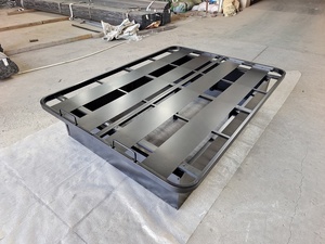 Phong cách California khách sạn giường cơ sở đồ nội thất nhà hiện đại kim loại sắt giường vua nữ hoàng đôi kích thước đầy đủ thấp nền tảng GIƯỜNG KHUNG - Product Image 6