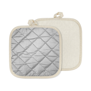 Guante de Lino y Algodón Resistente al Calor al por Mayor con Diseños Personalizados, Juego Promocional de Guantes de Horno y Protectores de Ollas para Cocina con Sublimación - Product Image 4