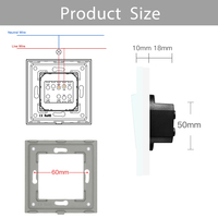 MVAVA Factory EU Standard PC Plastic Frame Wall Double Outlet Schuko Power 16A Electrical Light Button Wall Switch and Socket