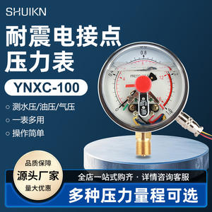 Manómetro de Contacto Eléctrico YNXC-100 1.6MPa, Controlador de Manómetro de Aire y Vacío con Absorción de Impactos y Asistencia Magnética - Product Image 2