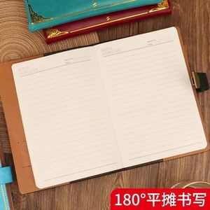 Agenda A5 con Candado de Contraseña para Hombre y Mujer, Libreta de Notas Simple con Texto Rojo, Personalizable con Logotipo, Estilo Vintage - Product Image 4