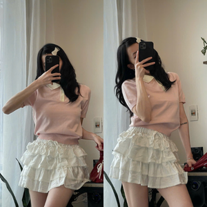 Good Quality Casual Comfortable Women's Pleated Mini <b>Skirt</b> 100% Cotton A-Line Design Time-Saving Vietnamese Manufacturer Free - Product Image 4