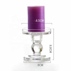 Portacandele in vetro con calice creativo - Product Image 5