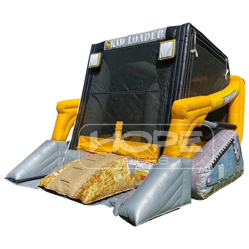 Hot sale party inflatable bouncer jumping bouncy castle excavator digger construction truck inflatable bounce house