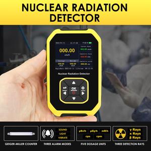 Digital Radiation Detector Dosimeter Geiger Counter Beta Gamma X-ray Rechargeable Radioactive Monitor Tester Switchable - Product Image 5