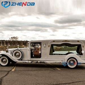 Latest Customized Coffin Cart Electric Funeral Horse Buggy Funeral Hearse Vintage Funeral Car for Sale - Product Image 5