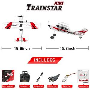 Vente chaude Trainstar Mini <span class=keywords><strong>Volantex</strong></span> 761-1 2.4G RTF Avions électriques en mousse longue portée RC Avions acrobatiques Radiocommandés pour débutants - Product Image 4